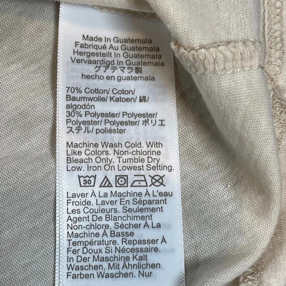 J. Crew Tissue Turtleneck Top Oatmeal Beige Heather CO281 Mens Medium‎ NWT